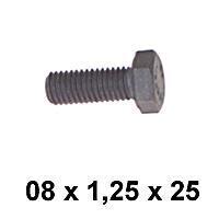 PARAFUSO 08 X 1,25 X 25 DIN933